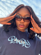 Gabby Anderson - Boss Baby Graffiti - Unisex Oversized High Neck Blaster Shirt