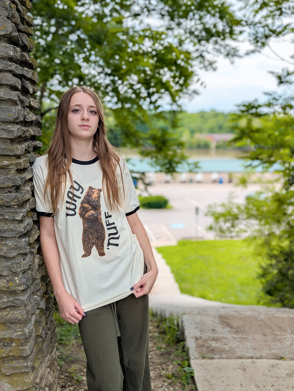 Lily Rowe - Way 'Nuff - Unisex Retro Ringer Shirt