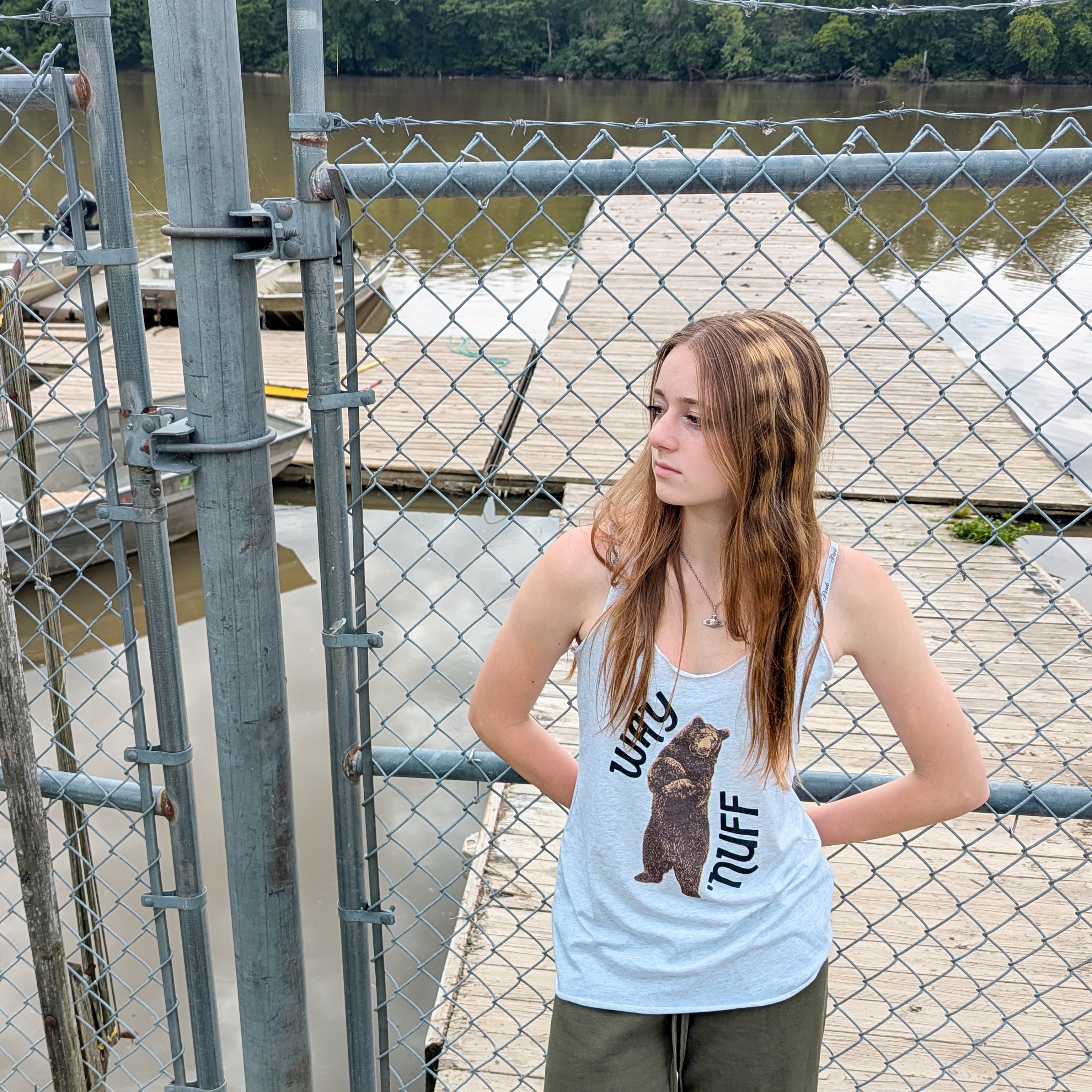 Lily Rowe - Way 'Nuff - Women's Racerback Tank